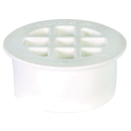 SIOUX CHIEF DRAIN INSIDE FIT PVC 4"" 845-4PPK